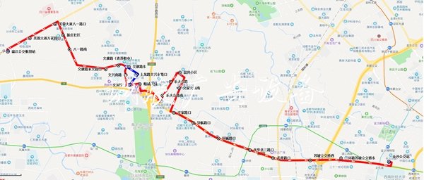 成都快速公交线路k5延伸宣传栏厂家至温江 将快速穿越日月大道